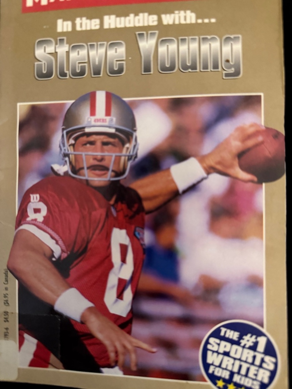 Steve Young Kids Sports Book - Red